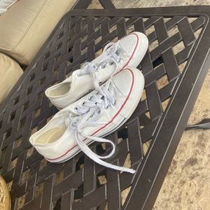 low top white converse